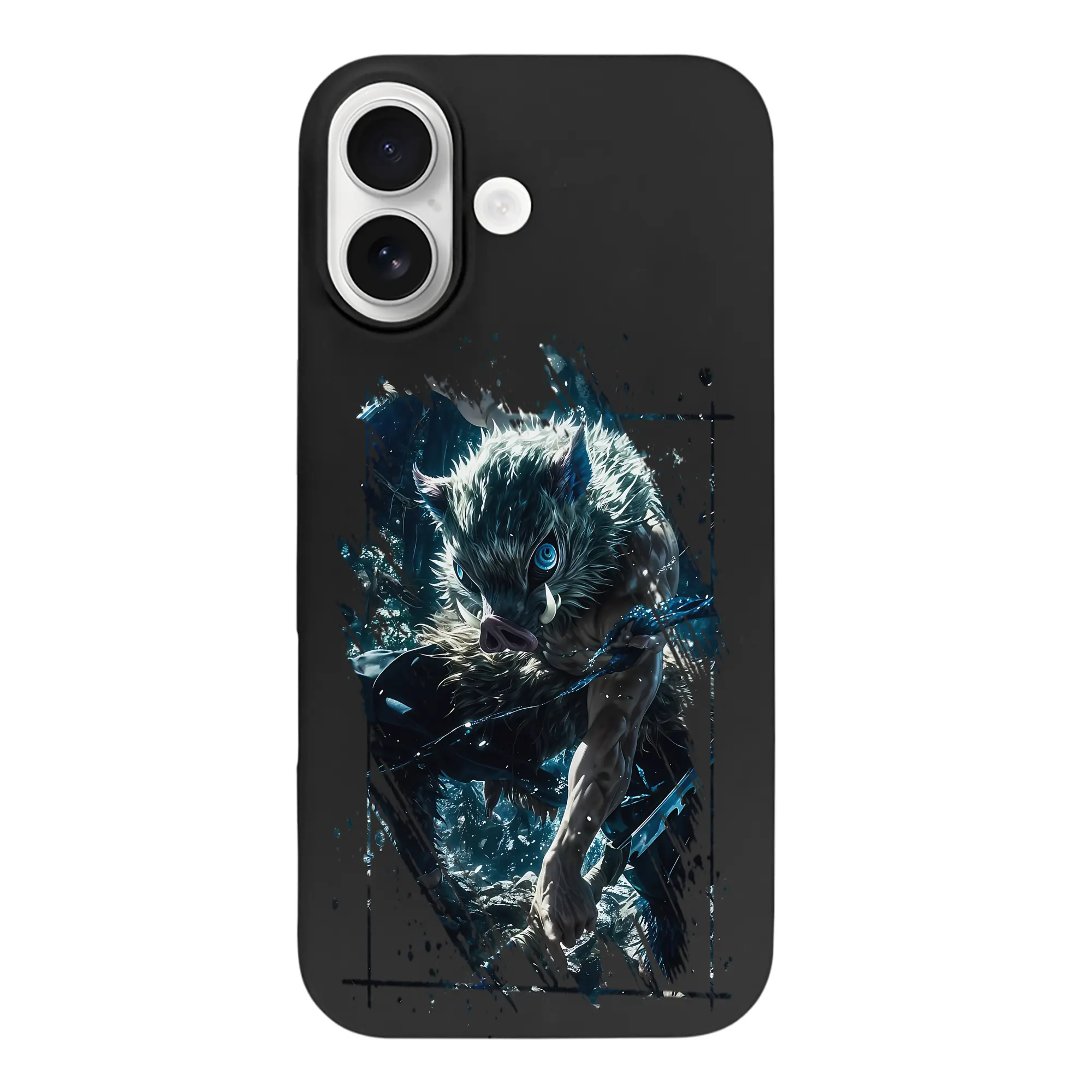 鬼滅の刃 グッズ,嘴平 伊之助 - iPhone 17 シリーズ シリコンケース 薄型 耐衝撃 指紋防止 ソフトタッチカバー 精密フィット 傷防止 保護ケース iPhone 17/17 Air/17 Pro/17 Pro Max 対応